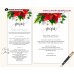 Winter Wedding menu cards printable template,(154)